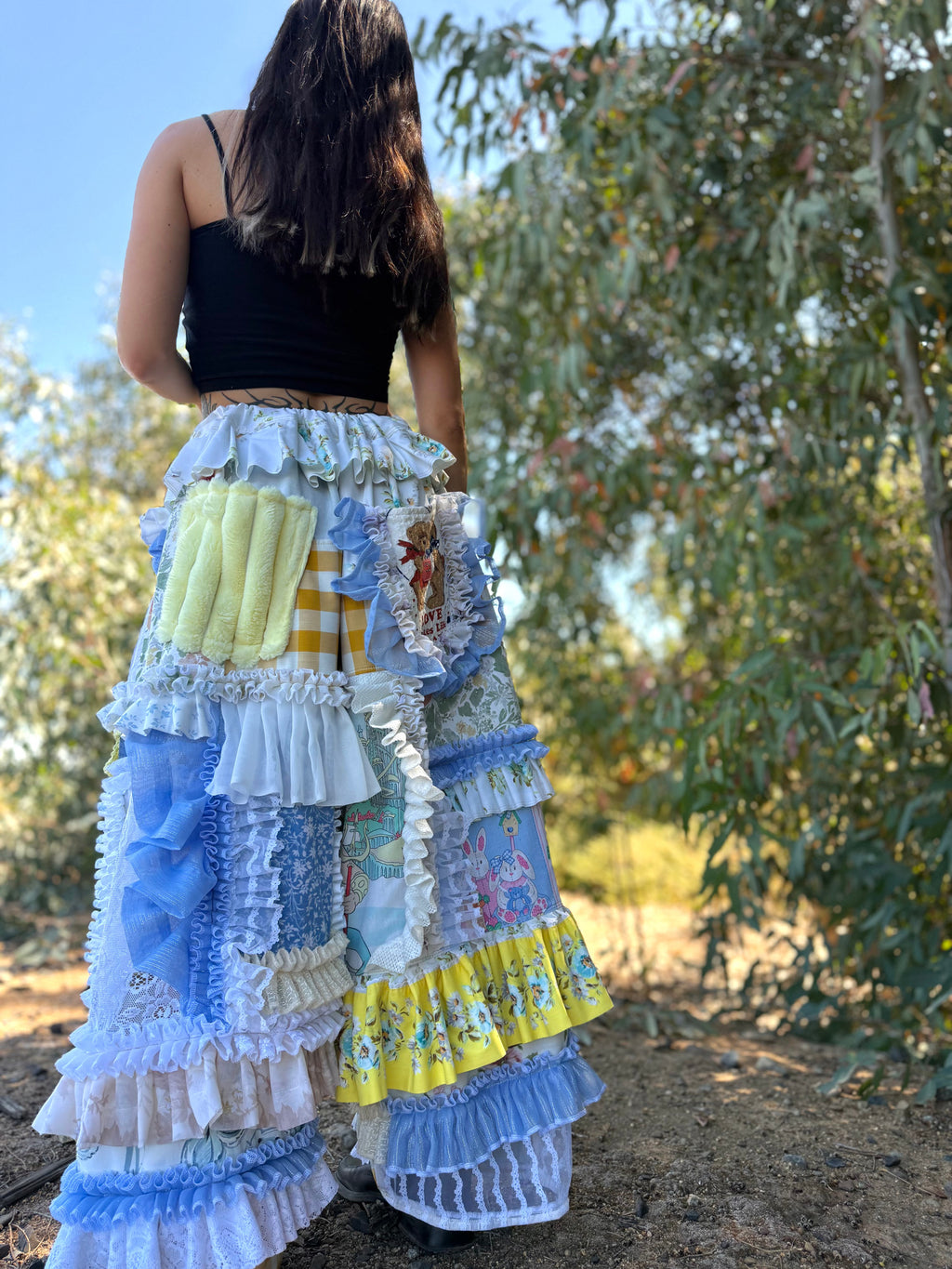 Upcycled Adjustable-Waist Pants