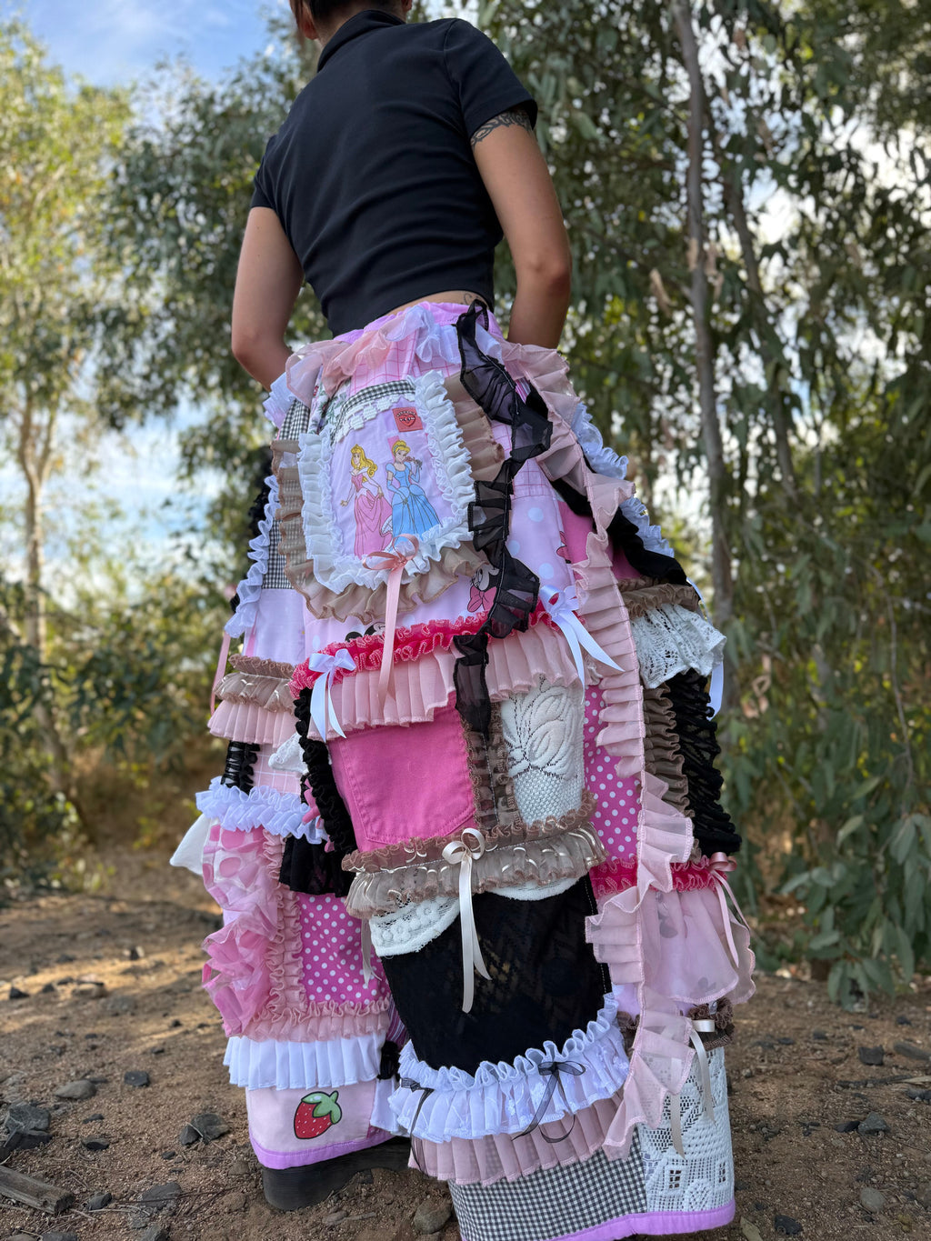 Upcycled Adjustable-Waist Pants