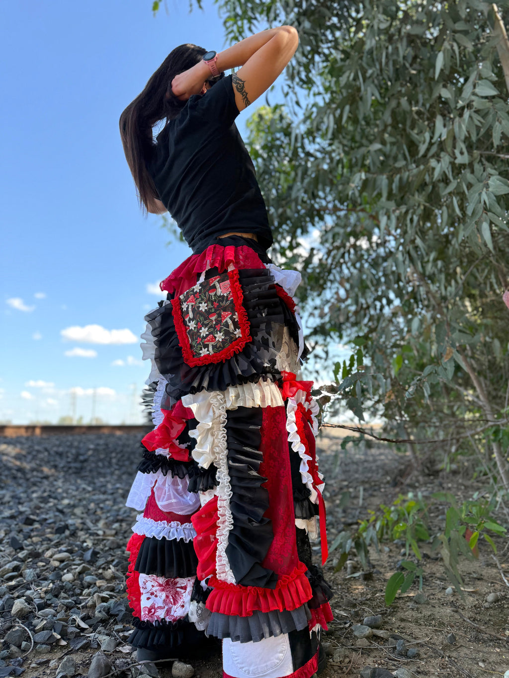 Upcycled Adjustable-Waist Pants