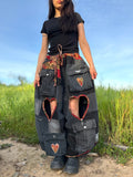 Upcycled Adjustable-Waist Pants