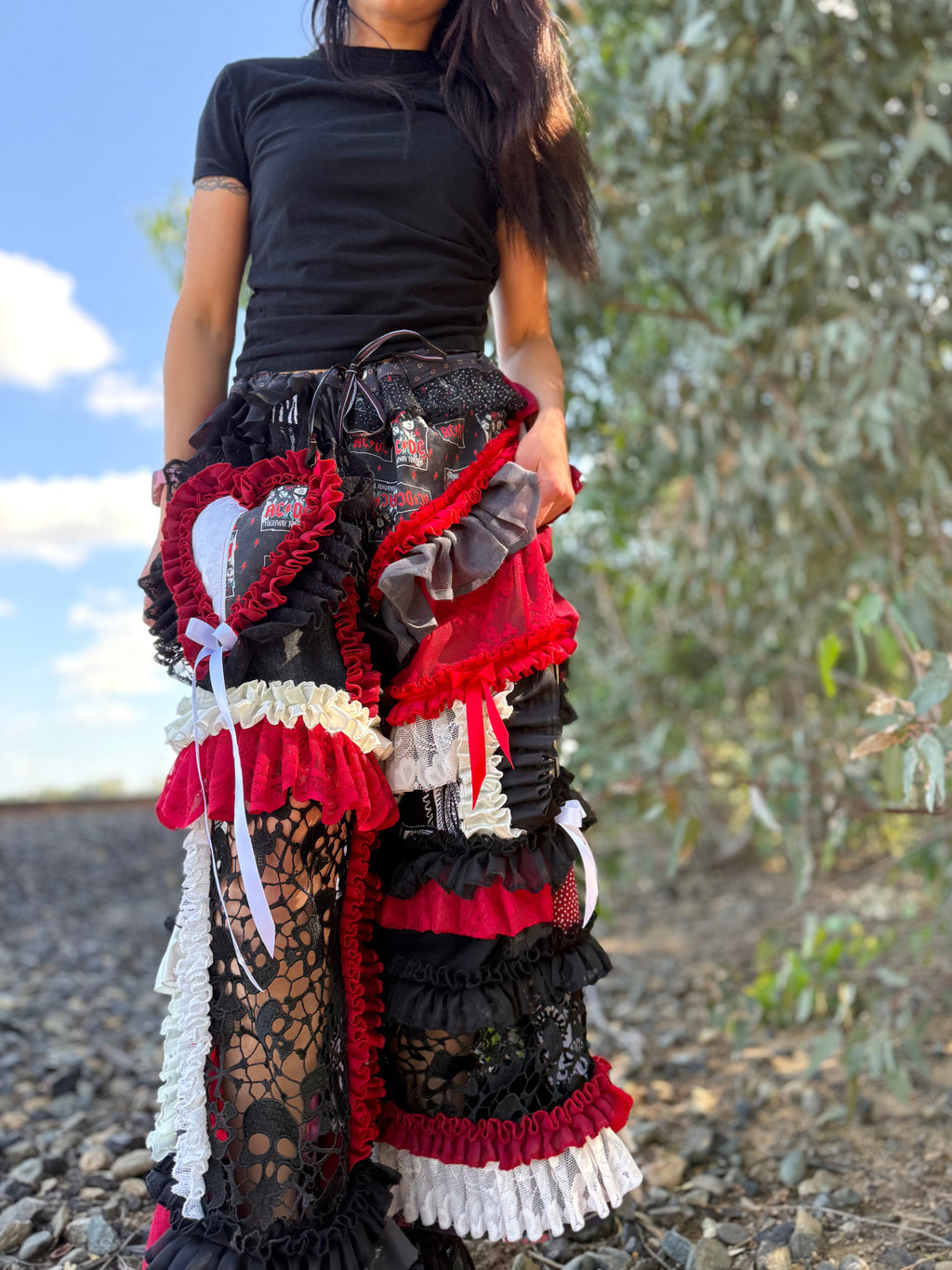 Upcycled Adjustable-Waist Pants